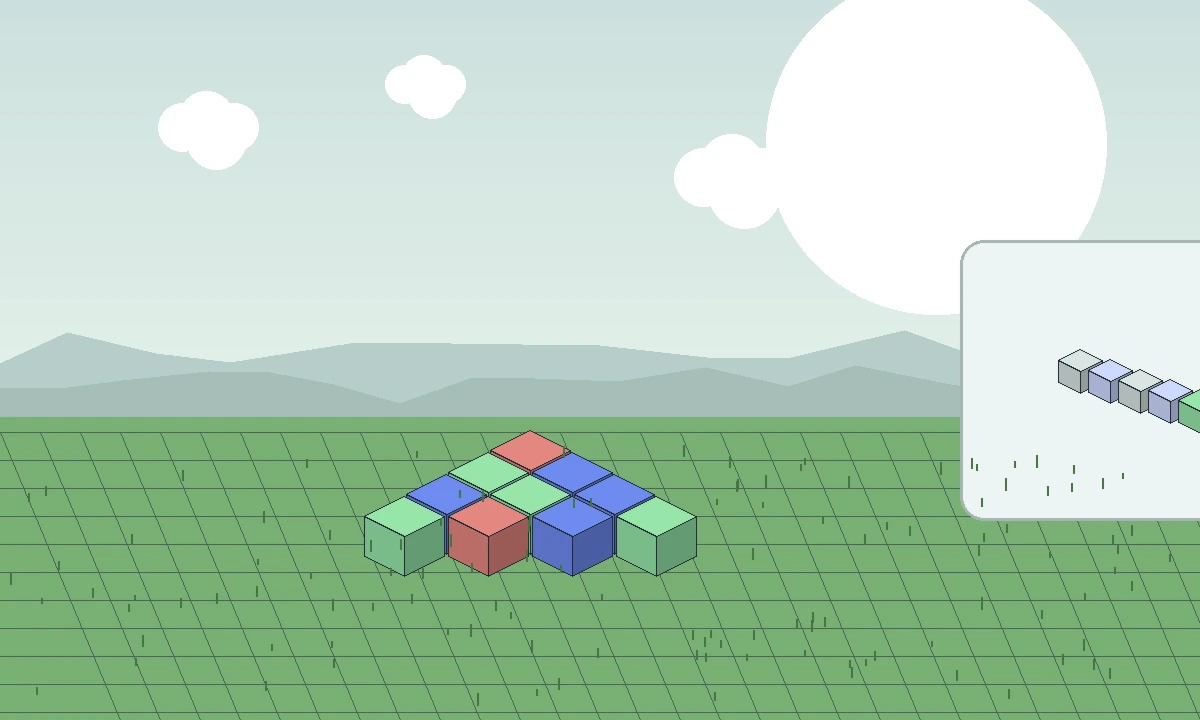 Minecraft-style guide image for Effortless Building Mod Performance Settings for Smoother Large Builds